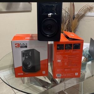Two JBL 5” Powered Studio monitors